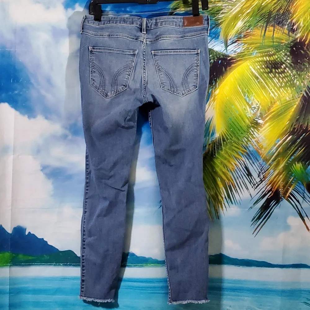 Hollister Mid - Rise Crop Super skinny Classic stretch denim women's siz… - Picture 2 of 5